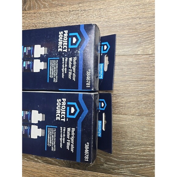 4 PACK - Project Source 3846781 L-5-2 Refrigerator Water Filter fits LG LT1000P - Picture 3 of 8